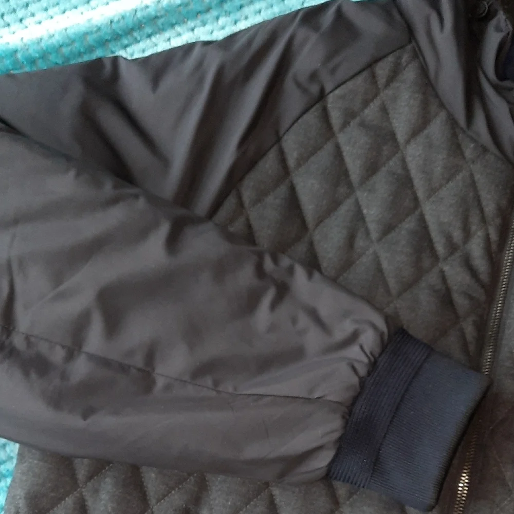 Scotch & Soda Men's Quilted Puffer Jacket - Dark Gray NWOT - Picture 4 of 16